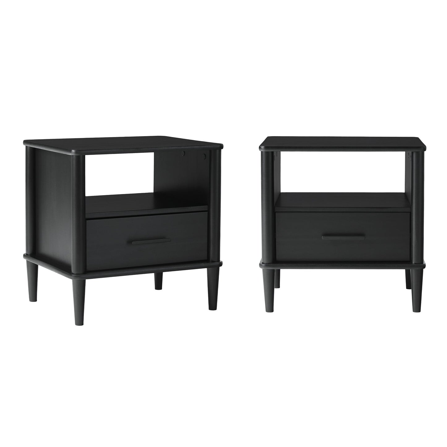 Walker Edison Spindle Transitional 1-Drawer Nightstand